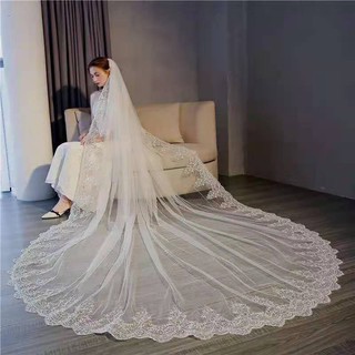 VESTIDOS DE NOVIA BRILLANTES CON VELO LARGO 