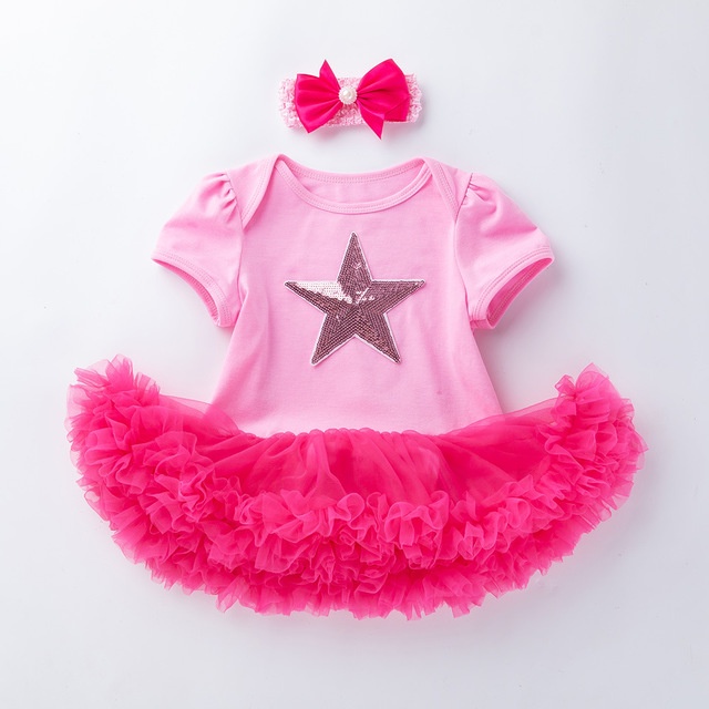 2Pcs Niñas Superman Disfraz De Bebé Recién Nacido Mameluco Vestido