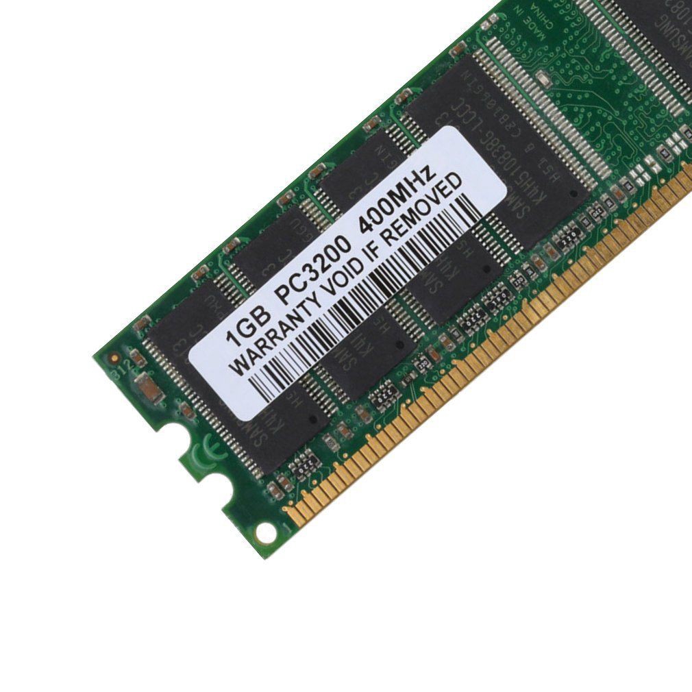 Memoria RAM DIMM De 1GB DDR1 400MHz PC1 3200 184pin 2.5V No ECC De Escritorio De Baja Densidad