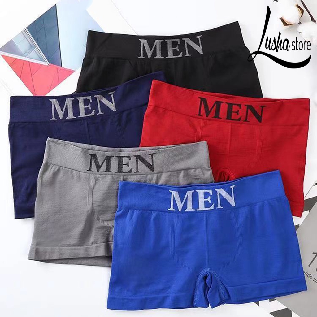 1Pcs Louis Vuitton Men's Underwear Cotton Boxers Turnks Briefs Shorts LV02