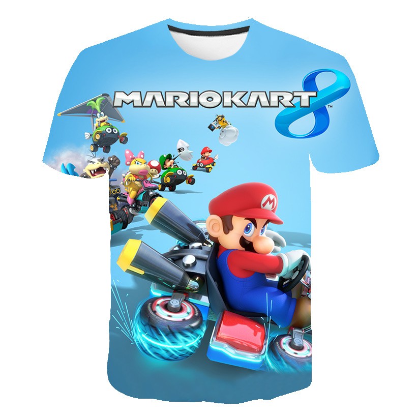 Camiseta de mario discount bros para niño