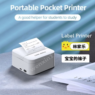 Mini impresora térmica portátil Cat/Bear, sin tinta impresora de etiquetas,  200DPI, 57mm, para IOS y Android