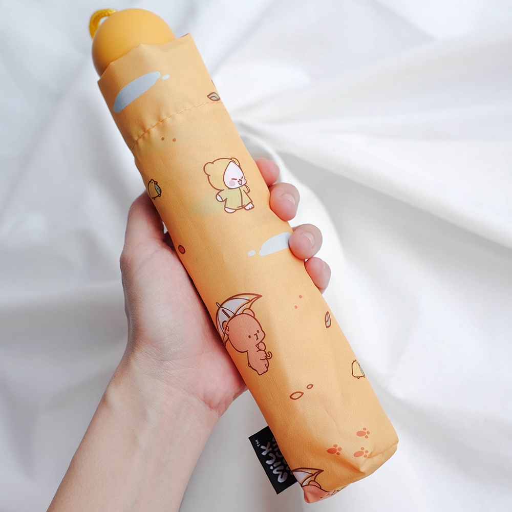 Jextou Paraguas De Pato – Paraguas Para Niños De 3 Pliegues | Sombrilla Portátil Para Lluvia Y Sol Al Aire Libre | Paraguas Compacto Pequeño De Viaje 8 Varillas Mango De