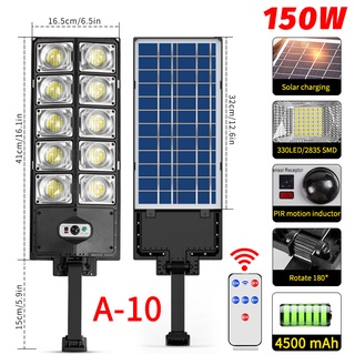 Potentes luces solares al aire libre 12000 lúmenes Iluminación 504