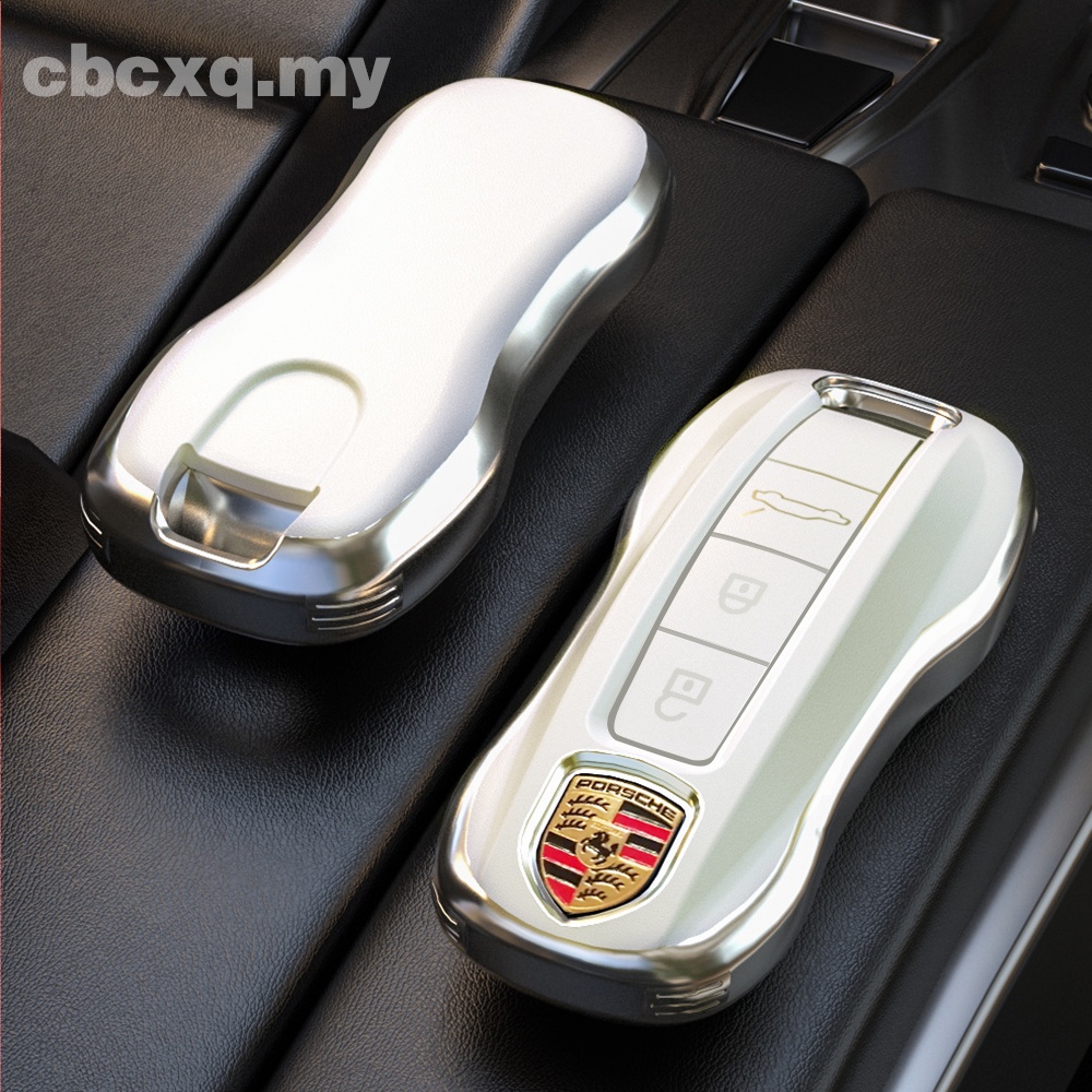 Custodia Cover Chiave Auto Porsche ABS – Argento Mix – Per Panamera Cayenne Macan 911