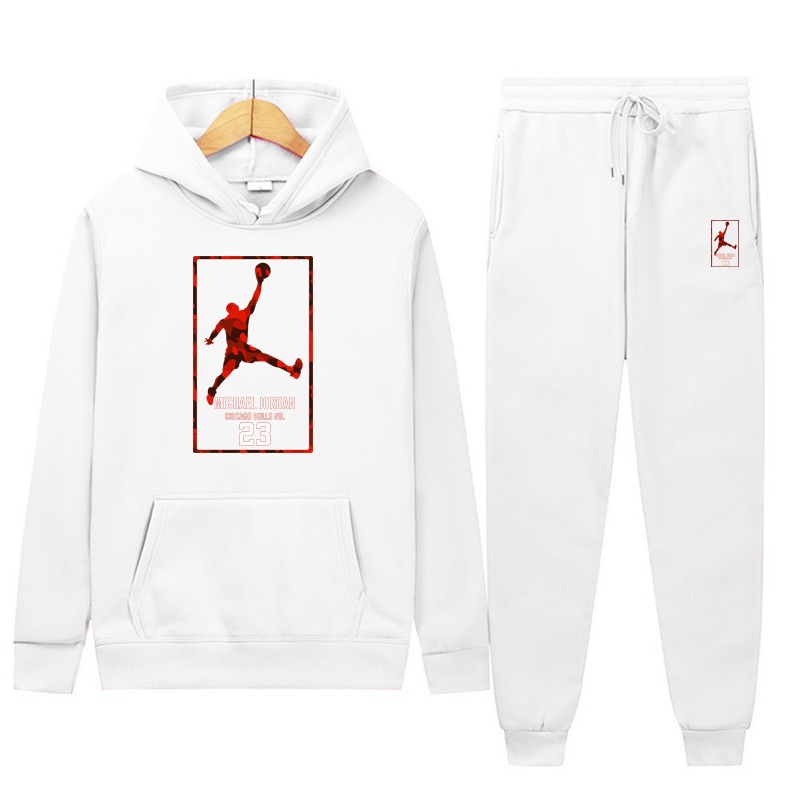 Conjunto discount jordan blanco