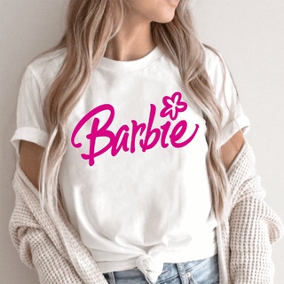2022 Moda Barbie Camiseta Para Las Mujeres De Verano De La Mujer Ropa  Femenina Blanca T-shirt Sexy Señora Chica De Manga Corta Top Streetwear |  Shopee México