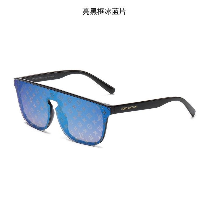 Gafas De Sol De Lujo Con Estampado De Marcas De Agua LV WAIMEA Moda Clásica  Retro Plana Top Hombres Gao Jiahui unisex