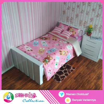 Nuevo Cama Individual Barbie Juguetes Para Ni as Suministros