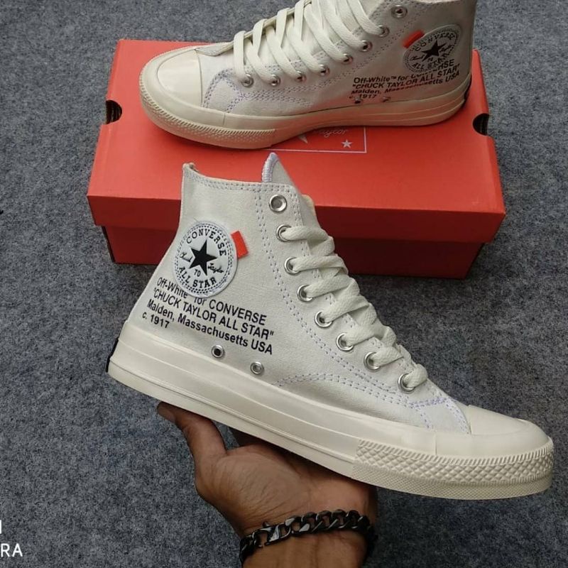 Converse off 2025 white mujer