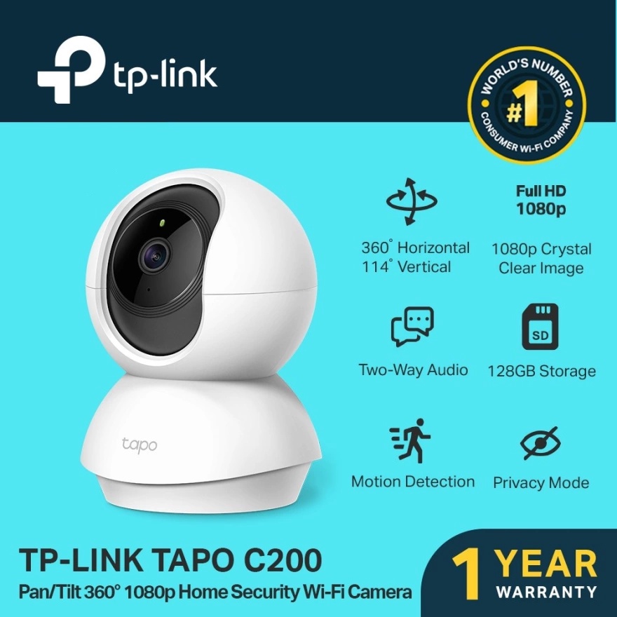 TP-Link TAPO 1080P Cámara de Vigilancia WiFi