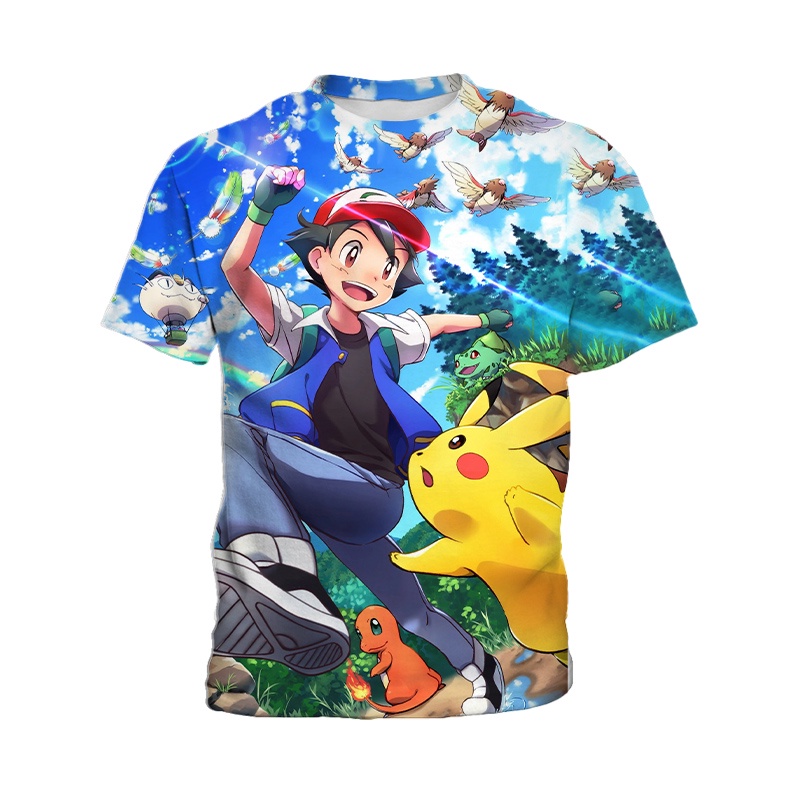 Camiseta pokemon niño sale