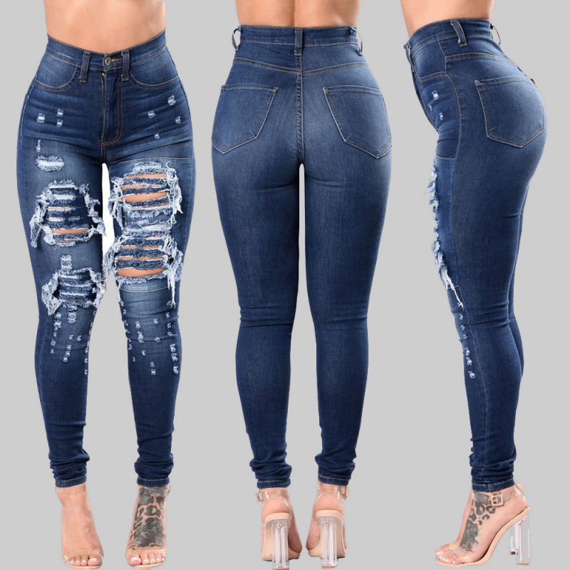 Modelos de pantalones discount rasgados para mujer