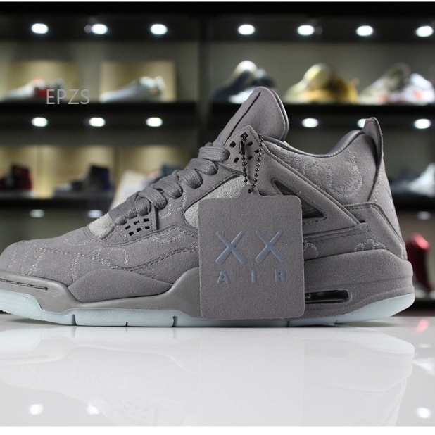 kaws x air jordan 4 cool grey sneaker Mejor Precio 930155 003 ilum Shopee Mexico