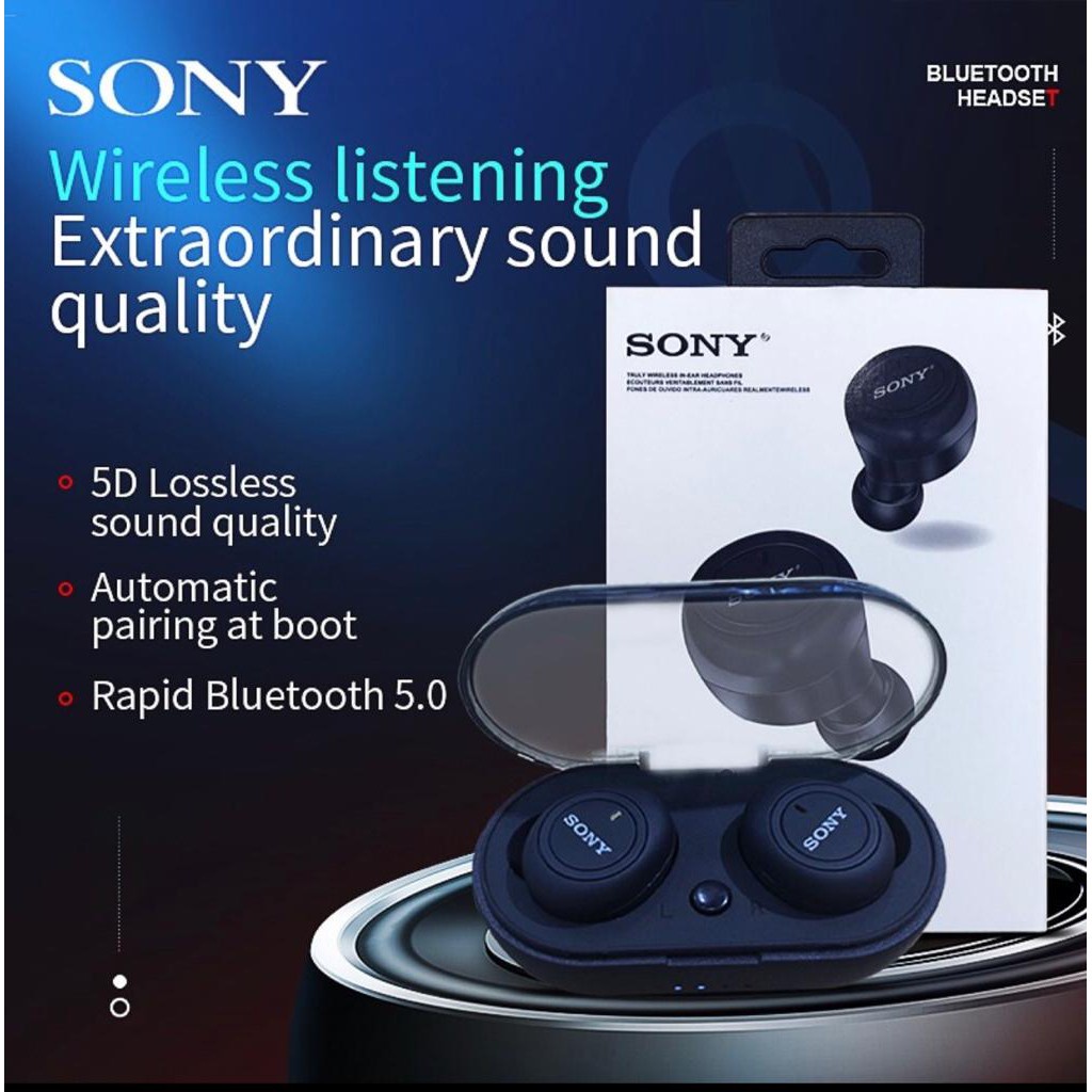  Sony Auriculares inalámbricos verdaderos, batería de