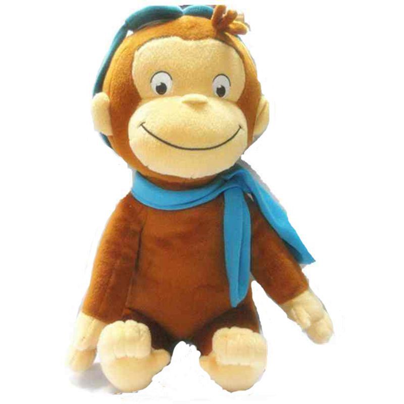 Curioso George Peluche Juguete Anime Lindo Mono Muñeca Modelo Para Fans ...
