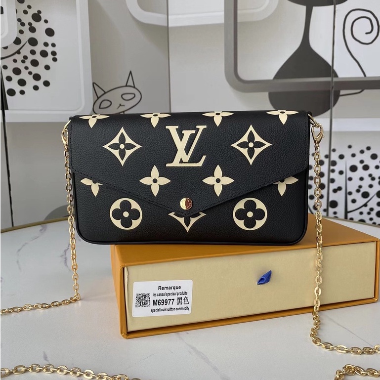 Fotografía Física Louis Vuitton Nuevo Bolso De Cadena De Tres Piezas Para  Mujer M80498 LV (Con Caja) Embrague De Moda Listo Para Enviar