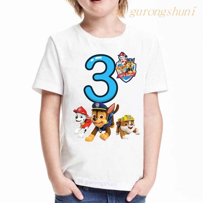 Playeras paw best sale patrol para niños