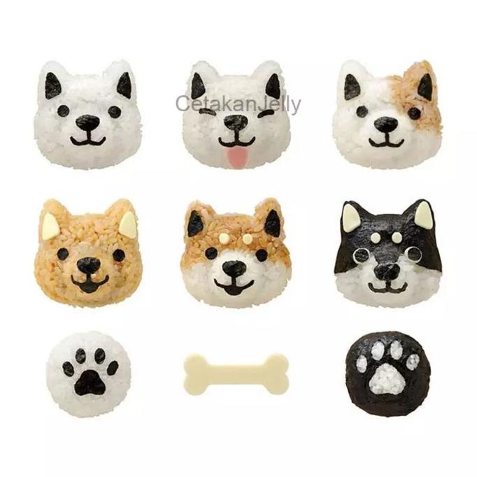 Juego de moldes Cj Rice Bento Dog Onigiri | Shopee México