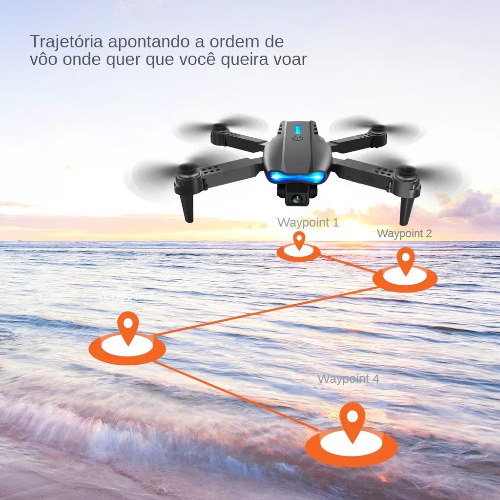 Drone E99 Pro Profesional De Alta Definición 4K Con Doble | Shopee México