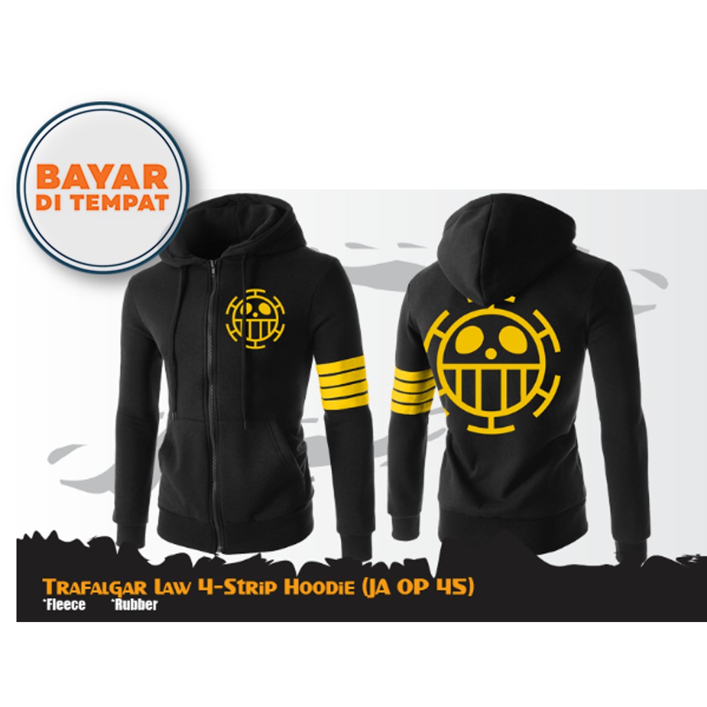 Sudadera Con Capucha Trafalgar Law Anime One Piece