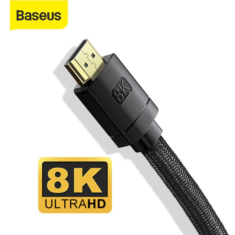 Baseus Cable HDMI para Xiaomi Mi Box HDMI 2.1 8K 60Hz 4K 120Hz