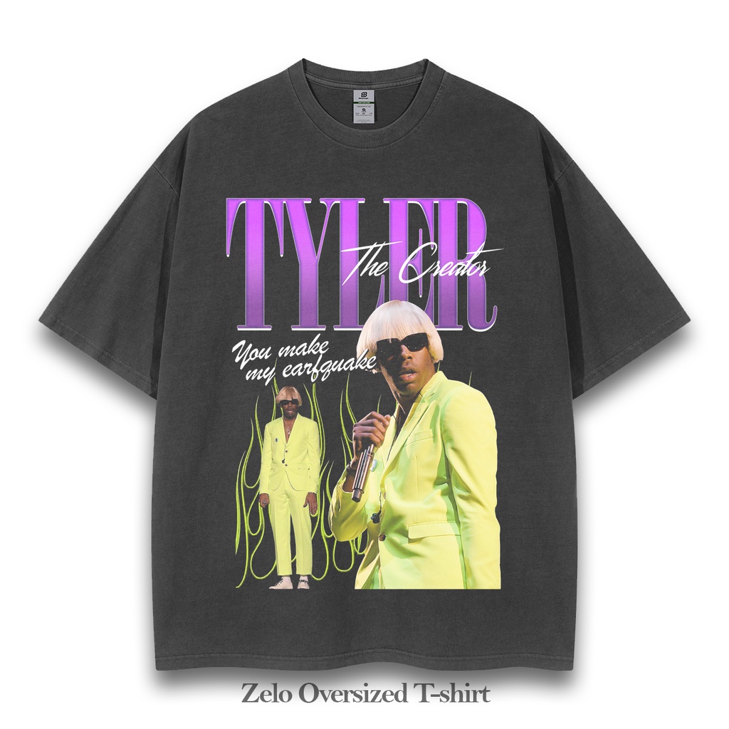 Camiseta Oversize Hombre Typer. TYPER