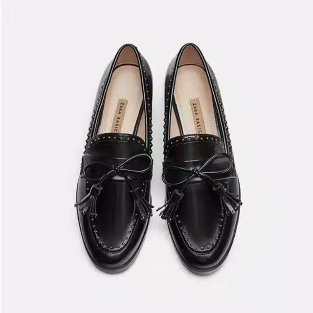 Md - zapatos | Zapatos Mujer mujer | Zara ZS057 mocasín para PREMIUM Import negro croco, 35 | Shopee México