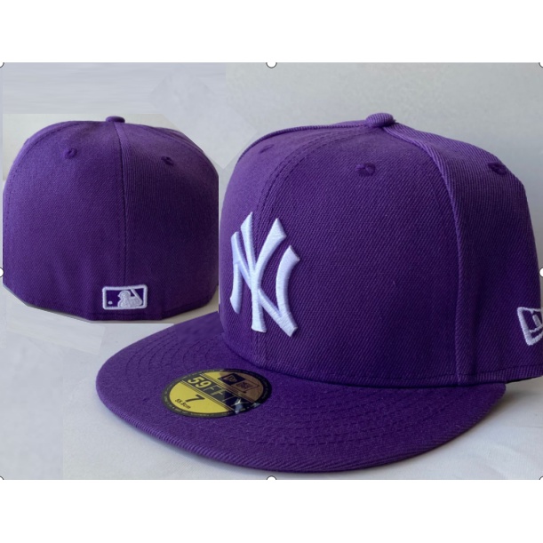 Gorra De Los Yankees Morada Original Los ángeles Gorros New Era