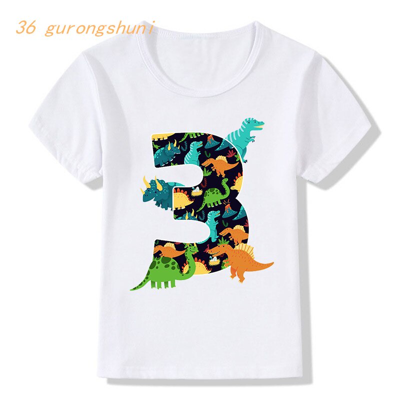 Playeras de cumpleaños de dinosaurios deals