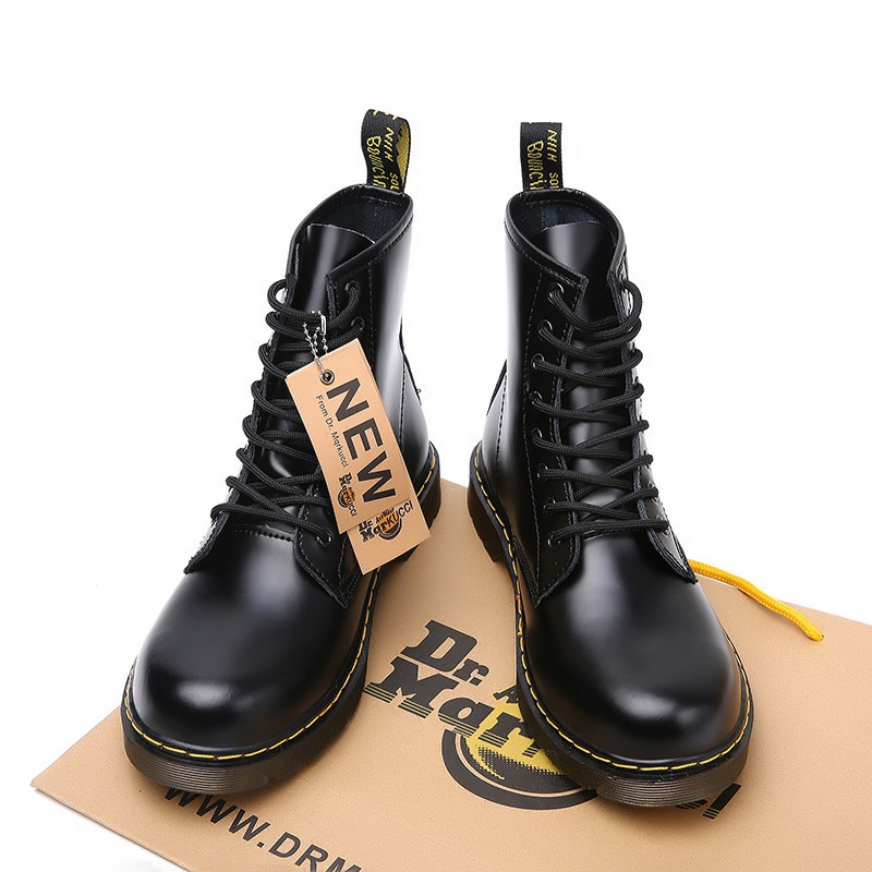 Dr.Martens Stock Listo Dr . Botas Martens Martin De Cuero Genuino Tobillo  Al Aire Libre De Alta Parte Superior Clásicas Para Hombres Y Mujeres  Generales Clásico Zapatos De Los Motor