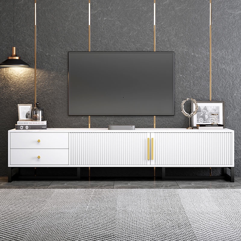 Soporte de TV de pizarra nórdica para sala de estar, mueble minimalista  moderno, armario de TV