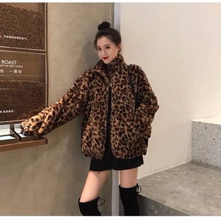 Chamarra de leopardo online mujer