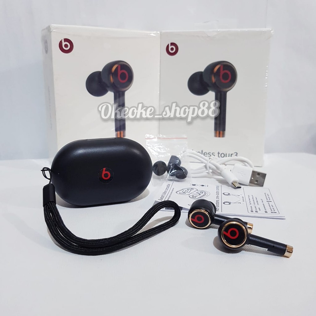 Beats TOUR 3 aud fonos inal mbricos bluetooth deportivos con graves est reo