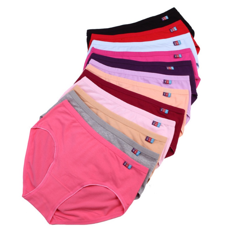 L 3XL Bragas De Algod n Simples Para Mujer Pantaletas De