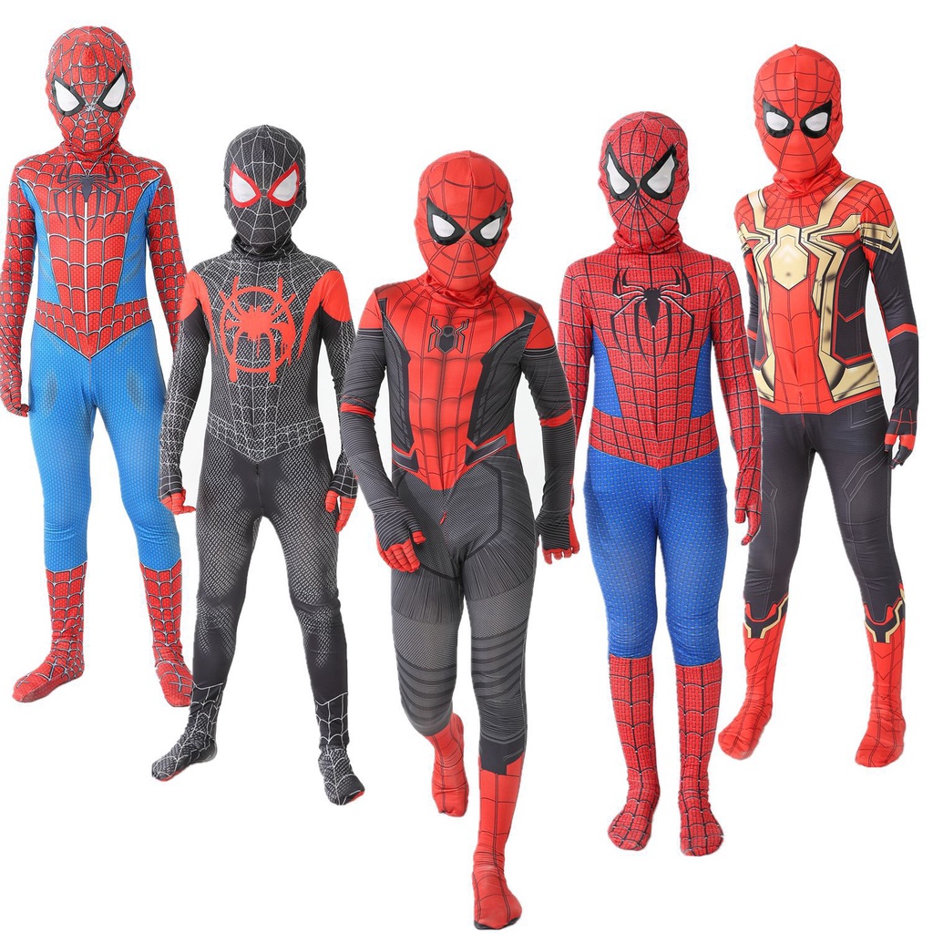 Mono Spiderman Rojo Venom Miles Ropa Expedición Niños Disfraz De Halloween  Gwen | Shopee México