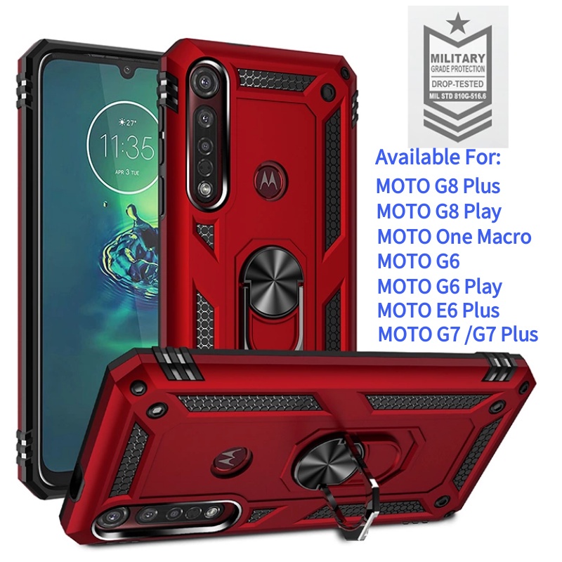 Case Funda Mate Antishock + Mica Xiaomi Redmi Note 9 Pro - Rojo SM