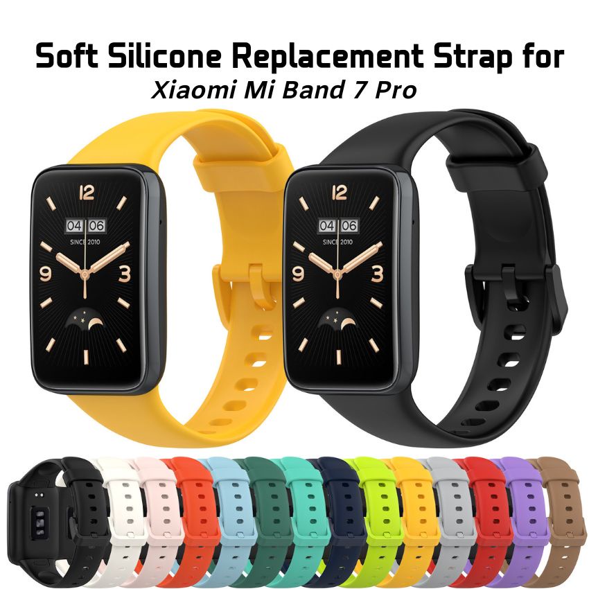 Compatible con Xiaomi Mi Band 7 Pro Band 7 Pro, correa de repuesto de cuero  Mi Band 7 Pro, accesorios de pulsera con marco de metal para Xiaomi Mi