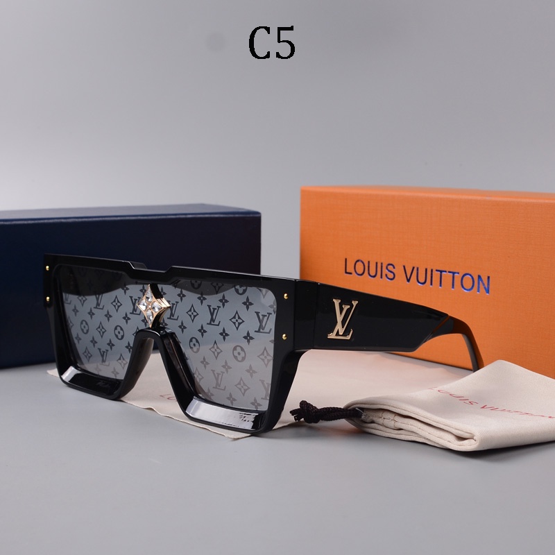 Lv Louis Vuitton Square Trend Retro Monopoly Gafas De Sol Modernas ​ top  Plano uv400