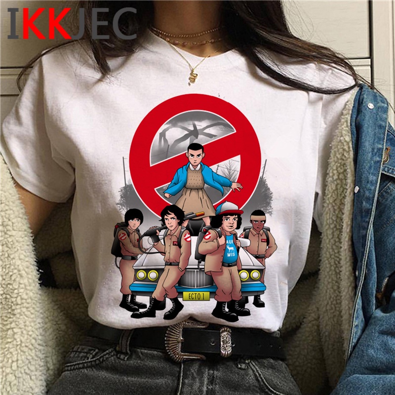 Stranger Things top Camisetas Verano Mujeres grunge casual Estetica tumblr Pareja Ropa Camiseta vintage Shopee Mexico