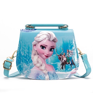 Disney Frozen 2 Elsa Anna princesa juguetes para niños bolso de hombro niñas  bolsos de mano multifuncional PU bolso de cuero regalo de cumpleaños  zhangyuxiang unisex