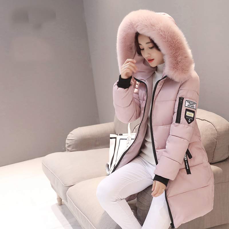 Mas el tamano de las chaquetas de las mujeres abrigos de invierno solido grueso parkas mujer ropa caliente venta con capucha cremallera caliente abrigo de mujer ropa Shopee Mexico