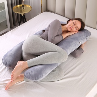 Almohada en forma de U, almohada de apoyo para dormir de mujer embarazada,  almohada corporal de mujer embarazada, almohada en forma de U, almohada de