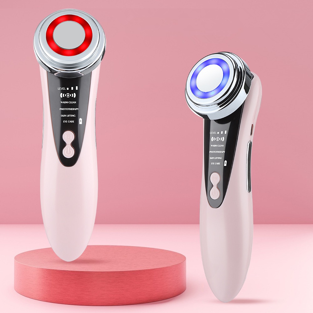 SALORIE 4 En 1 Dispositivos De Elevación Facial Para El Cuidado De Los Ojos  De La Piel LED Luz Masajeador De Belleza | Shopee México