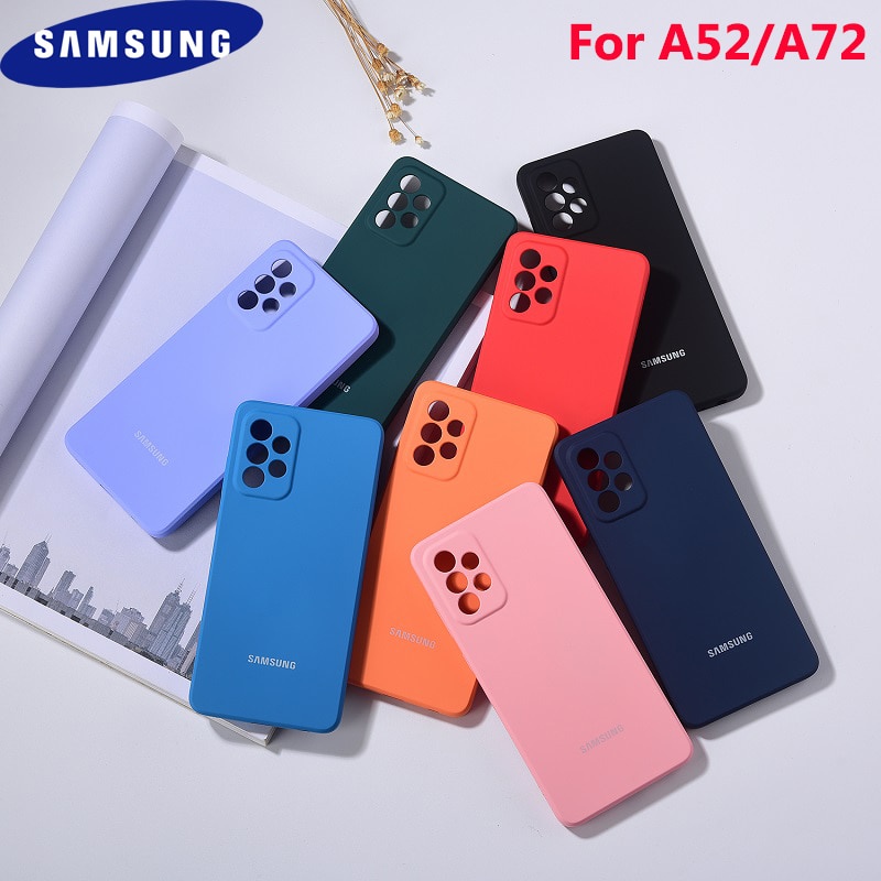 Samsung Galaxy A52 A72 4g 5g Funda De Silicona Líquida Sedosa De Tacto