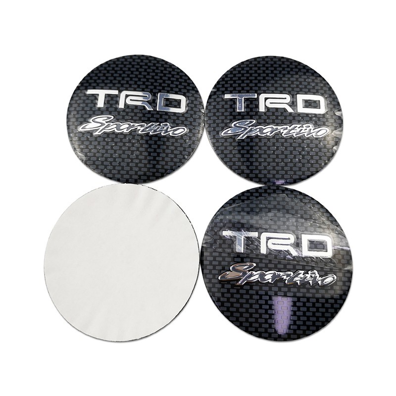 4x 56mm Sport Edition Car Auto Wheel Center Hub Caps Badges Emblem Decal Sticker
