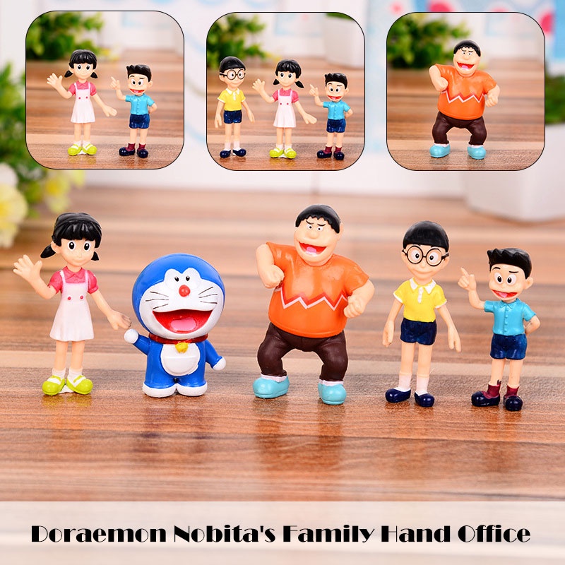 Unids Set Doraemon Figura De Acci N Nobita Nobi Estatua Modelo De Juguete Colecci N De Regalo