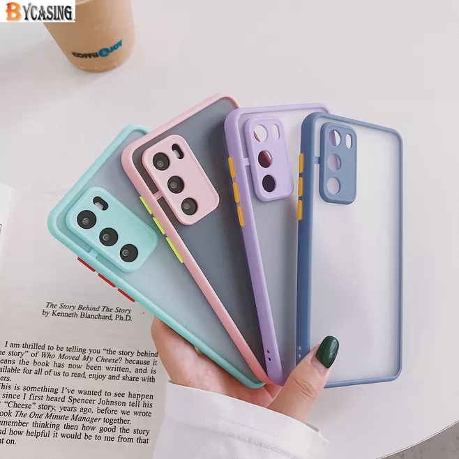 Casing Huawei Y7a Y6p Y6 Pro Y9s Y9 Prime 2019 Nova 7i 7se 5t 3i 2i Contrast Color Matte 1310