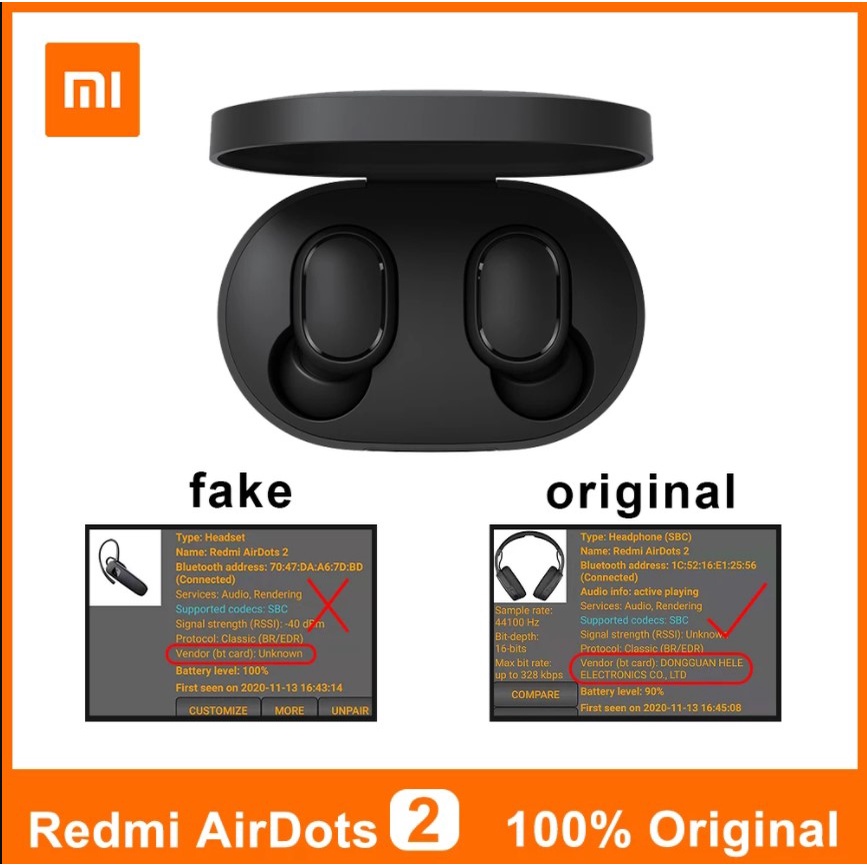 Airdots Auriculares S 2 Xiaomi Redmi Tws Bluetooth 5 0 Est Reo Auricular Con