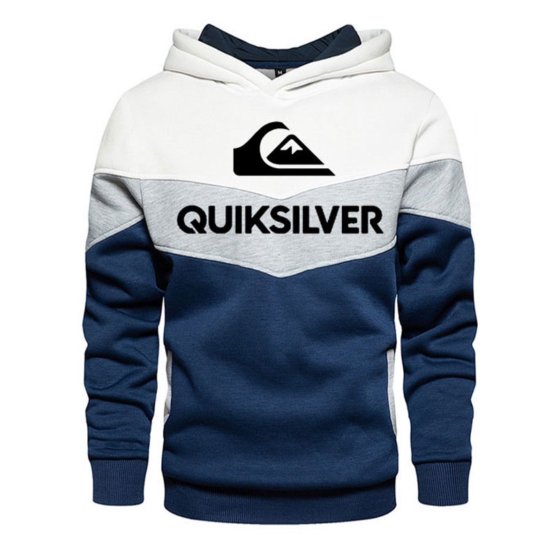  Quiksilver Sudadera con capucha Town Hall para hombre, Gris  jaspeado : Ropa, Zapatos y Joyería